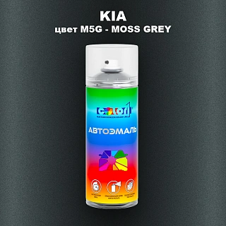 Аэрозольная краска KIA, цвет M5G - MOSS GREY