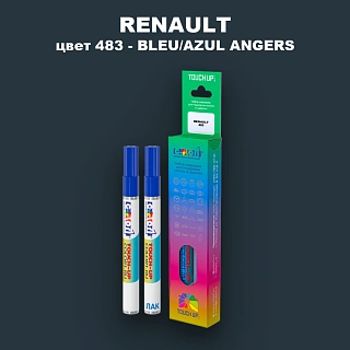 Карандаш-маркер с краской RENAULT, цвет 483 - BLEU ANGERS
