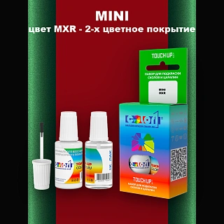 Краска для сколов во флаконе с кисточкой MINI, цвет MXR - 2-х цветное покрытие