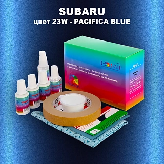 Ремкомплект для ремонта глубоких сколов и царапин SUBARU, цвет 23W - PACIFICA BLUE