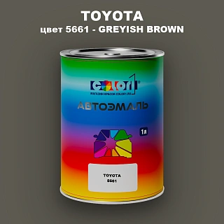 Автомобильная краска TOYOTA, цвет 5661 - GREYISH BROWN