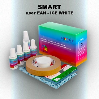 Ремкомплект для ремонта глубоких сколов и царапин SMART, цвет EAN - ICE WHITE