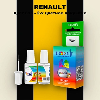Краска для сколов во флаконе с кисточкой RENAULT, цвет 895 - 2-х цветное покрытие