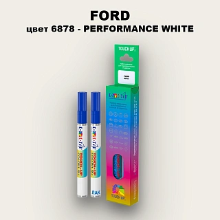 Маркер с краской FORD, цвет 6878 - PERFORMANCE WHITE