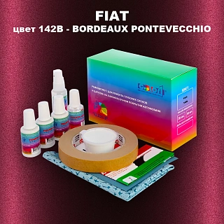 Ремкомплект для ремонта глубоких сколов и царапин FIAT, цвет 142B - BORDEAUX PONTEVECCHIO