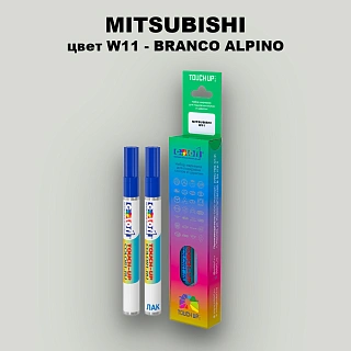 Карандаш-маркер с краской MITSUBISHI, цвет W11 - BRANCO ALPINO