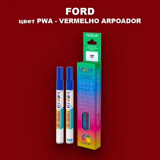 Маркер с краской FORD, цвет PWA - VERMELHO ARPOADOR