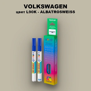 Карандаш-маркер с краской VOLKSWAGEN, цвет L90K - ALBATROSWEISS