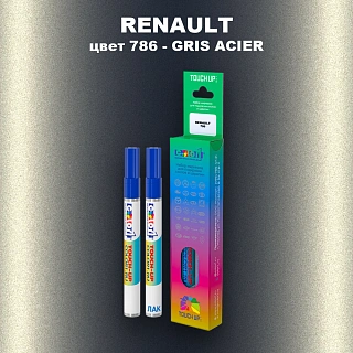 Маркер с краской RENAULT, цвет 786 - GRIS ACIER