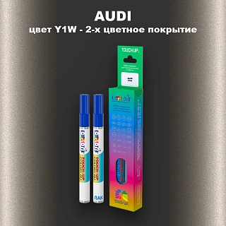 Маркер с краской AUDI, цвет Y1W - 2-х цветное покрытие