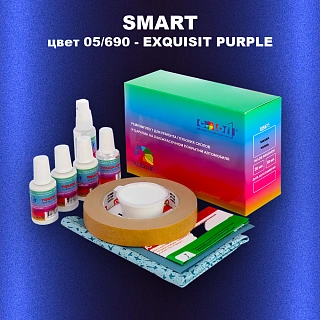 Ремкомплект для ремонта глубоких сколов и царапин SMART, цвет 05/690 - EXQUISIT PURPLE