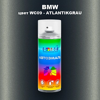 Аэрозольная краска BMW, цвет WC09 - ATLANTIKGRAU