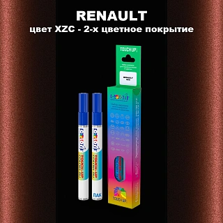 Маркер с краской RENAULT, цвет XZC - 2-х цветное покрытие