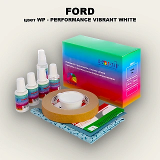 Ремкомплект для ремонта глубоких сколов и царапин FORD, цвет WP - PERFORMANCE VIBRANT WHITE