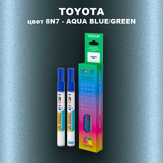 Карандаш-маркер с краской TOYOTA, цвет 8N7 - AQUA BLUE/GREEN