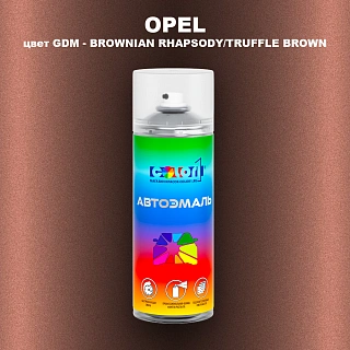 Аэрозольная краска OPEL, цвет GDM - BROWNIAN RHAPSODY/TRUFFLE BROWN