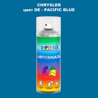 Аэрозольная краска CHRYSLER, цвет DE - PACIFIC BLUE