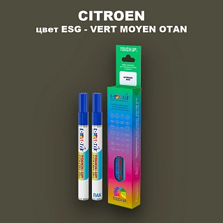Маркер с краской CITROEN, цвет ESG - VERT MOYEN OTAN