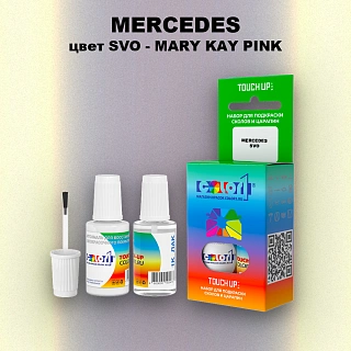Краска для сколов во флаконе с кисточкой MERCEDES, цвет SVO - MARY KAY PINK