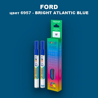 Маркер с краской FORD, цвет 6957 - BRIGHT ATLANTIC BLUE