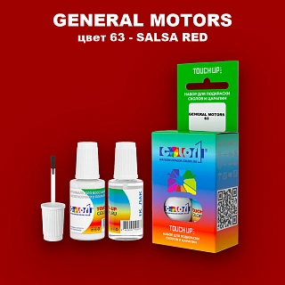 Краска для сколов во флаконе с кисточкой GM, цвет 63 - SALSARED