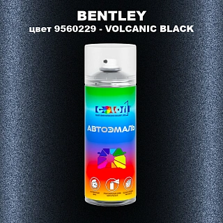 Аэрозольная краска BENTLEY, цвет 9560229 - VOLCANIC BLACK