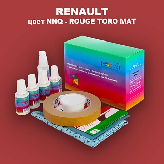 Ремкомплект для ремонта глубоких сколов и царапин RENAULT, цвет NNQ - ROUGE TORO