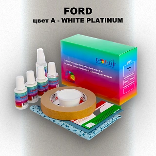 Ремкомплект для ремонта глубоких сколов и царапин FORD, цвет A - WHITE PLATINUM