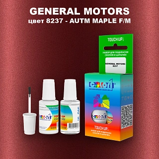 Краска для сколов во флаконе с кисточкой GM, цвет  8237 - AUTMMAPLEF - M