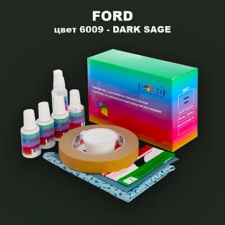 Ремкомплект для ремонта глубоких сколов и царапин FORD, цвет 6009 - DARK SAGE