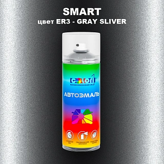 Аэрозольная краска SMART, цвет ER3 - GRAY SLIVER
