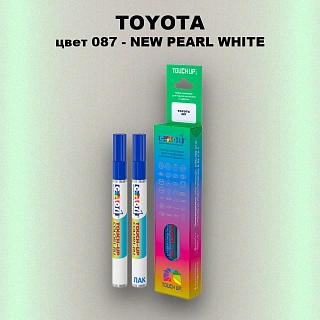 Карандаш-маркер с краской TOYOTA, цвет 087 - NEW PEARL WHITE
