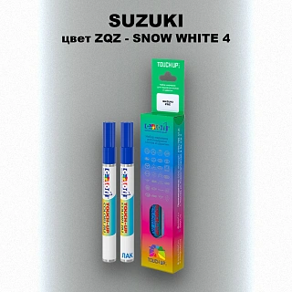 Маркер с краской SUZUKI, цвет ZQZ - SNOW WHITE 4