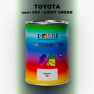 Автомобильная краска TOYOTA, цвет 6S0 - LIGHT GREEN