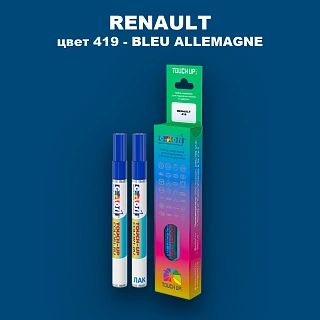 Карандаш-маркер с краской RENAULT, цвет 419 - AZUL ATLANTIS