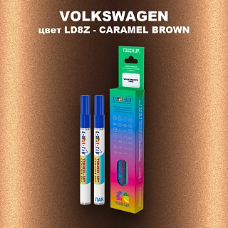 Маркер с краской VOLKSWAGEN, цвет LD8Z - CARAMEL BROWN