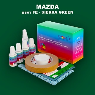 Ремкомплект для ремонта глубоких сколов и царапин MAZDA, цвет FE - STELLA GREEN