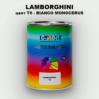 Автомобильная краска LAMBORGHINI, цвет T9 - BIANCO MONOCERUS
