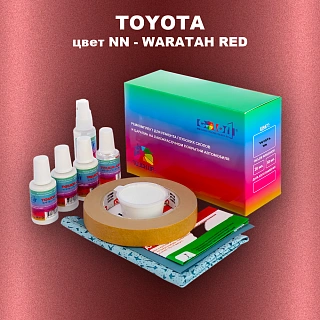 Ремкомплект для ремонта глубоких сколов и царапин TOYOTA, цвет NN - WARATAH RED