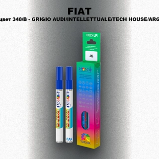 Маркер с краской FIAT, цвет 348/B - GRIGIO AUDI/INTELLETTUALE/TECH HOUSE/ARG