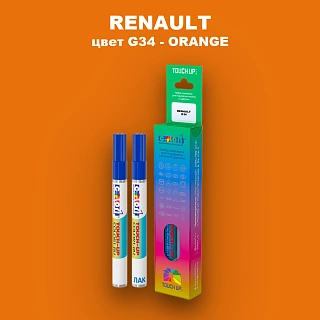 Карандаш-маркер с краской RENAULT, цвет G34 - ORANGE