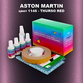 Ремкомплект для ремонта глубоких сколов и царапин ASTON MARTIN, цвет 1148 - THURSO RED
