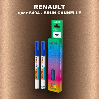 Маркер с краской RENAULT, цвет 8404 - BRUN CANNELLE