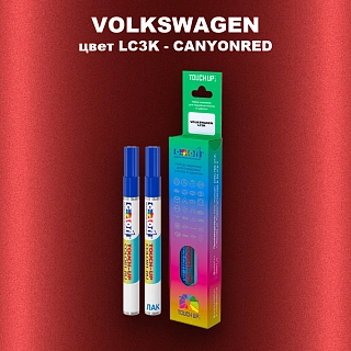 Маркер с краской VOLKSWAGEN, цвет LC3K - CANYONRED