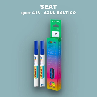 Карандаш-маркер с краской SEAT, цвет 413 - AZUL BALTICO