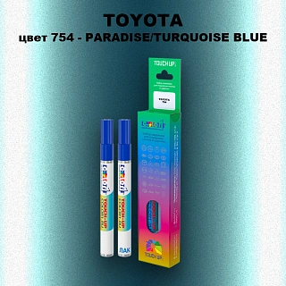 Карандаш-маркер с краской TOYOTA, цвет 754 - PARADISE/TURQUOISE BLUE