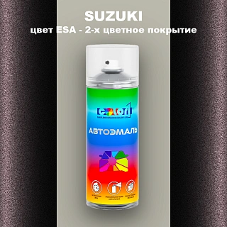 Аэрозольная краска SUZUKI, цвет ESA - 2-х цветное покрытие
