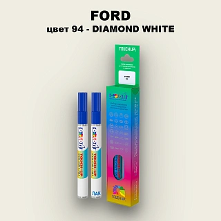 Маркер с краской FORD, цвет 94 - DIAMOND WHITE