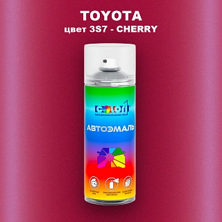 Аэрозольная краска TOYOTA, цвет 3S7 - CHERRY