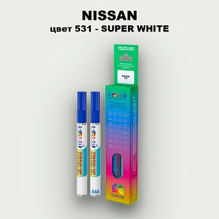 Маркер с краской NISSAN, цвет 531 - SUPER WHITE